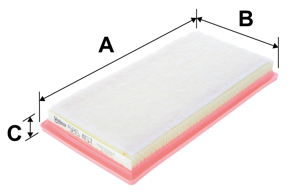 Filtro aria - 585457 VALEO